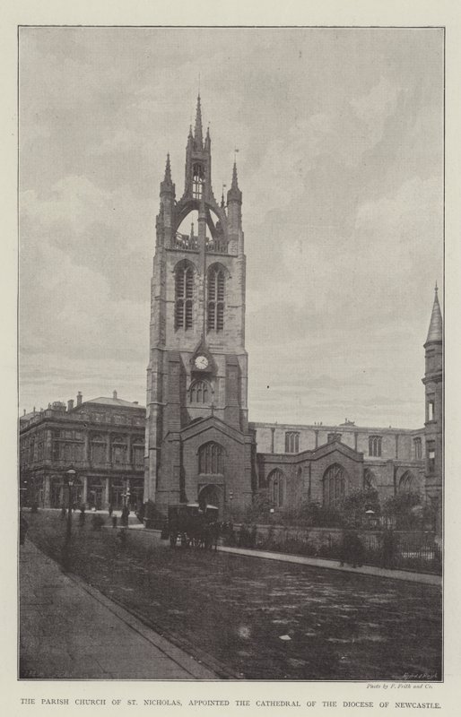 La chiesa parrocchiale di San Nicola, nominata cattedrale della diocesi di Newcastle da English Photographer