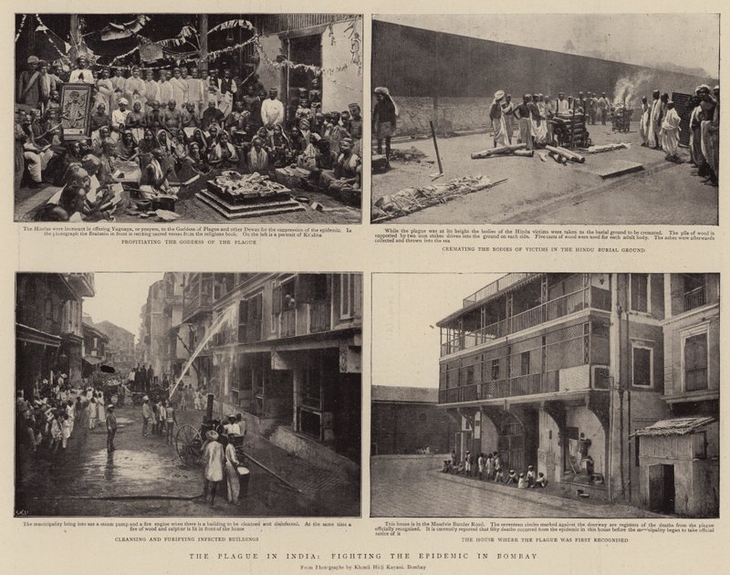 La peste in India, combattere l
