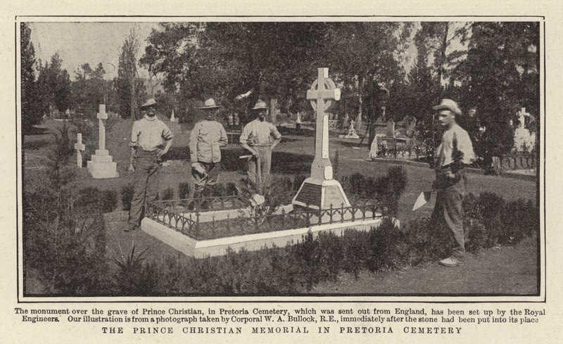 Il memoriale del principe Cristiano nel cimitero di Pretoria da English Photographer