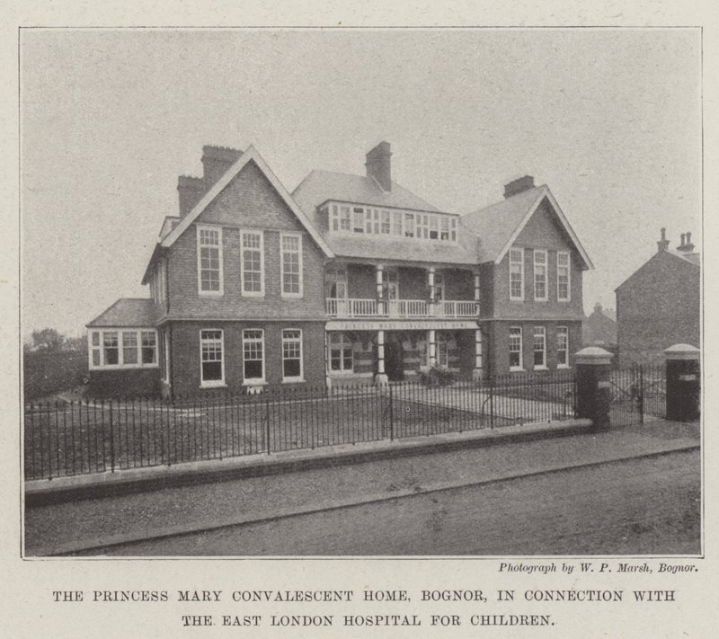 La casa di convalescenza della Principessa Mary, Bognor, in connessione con l