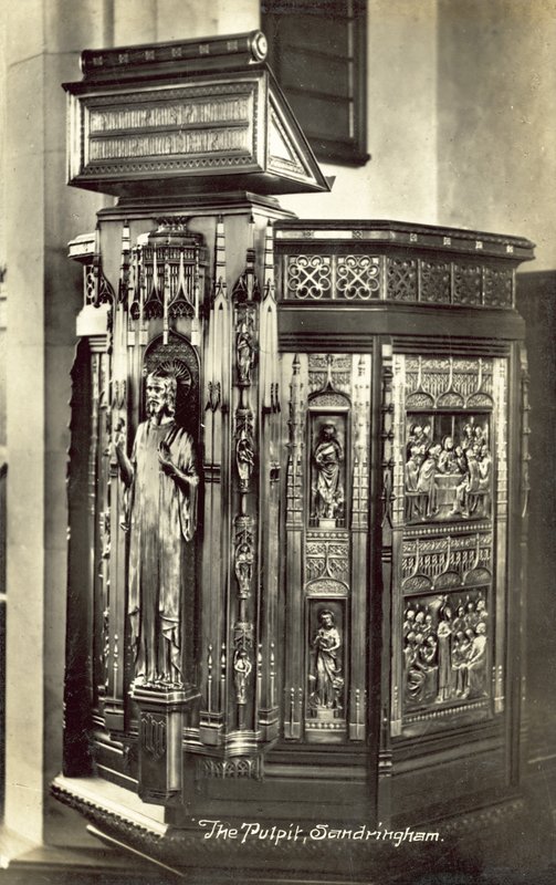 Il Pulpito, Chiesa di Santa Maria Maddalena, Sandringham da English Photographer