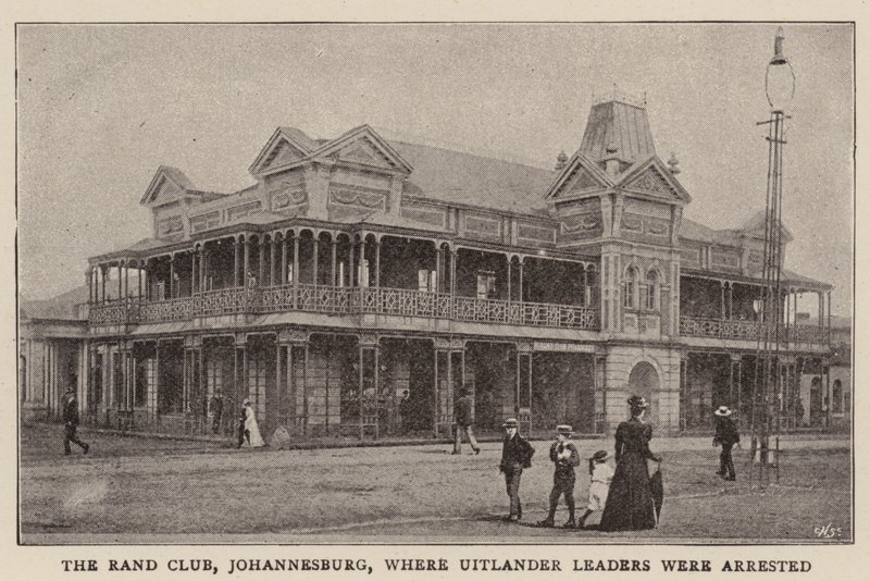 Il Rand Club, Johannesburg, dove i leader Uitlander furono arrestati da English Photographer