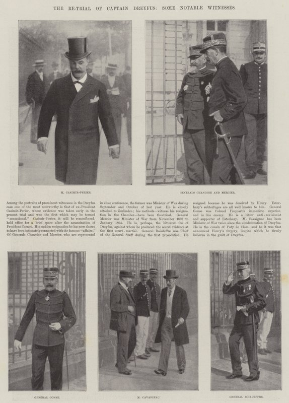 Il nuovo processo del Capitano Dreyfus, alcuni testimoni notevoli da English Photographer