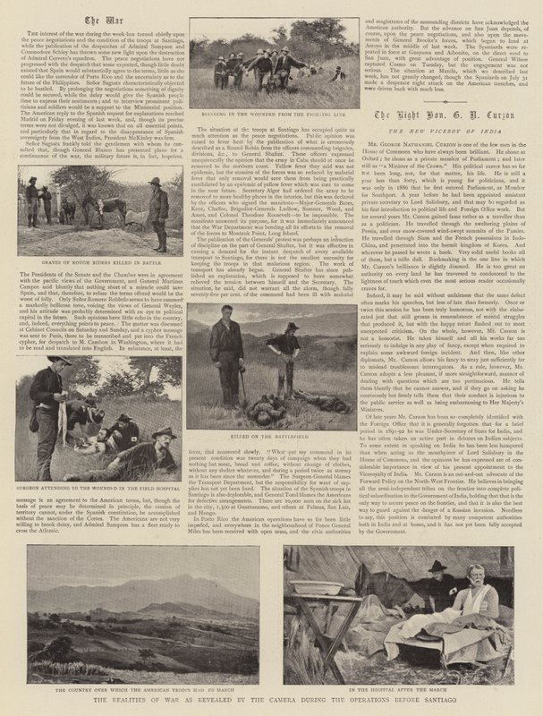 Le realtà della guerra rivelate dalla fotocamera durante le operazioni prima di Santiago da English Photographer