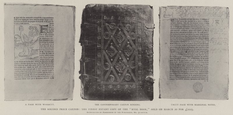 Il Prezzo Record Caxton, la Migliore Copia Esistente del Ryal Book, venduta il 20 Marzo per £2225 da English Photographer