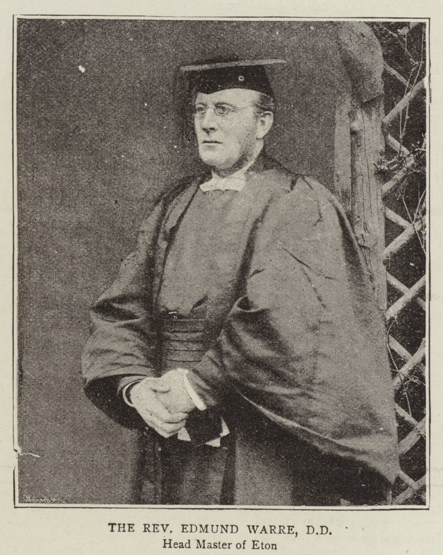 Il Reverendo Edmund Warre, DD da English Photographer