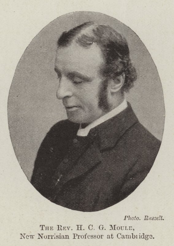 Il reverendo H C G Moule, nuovo professore Norrisiano a Cambridge da English Photographer