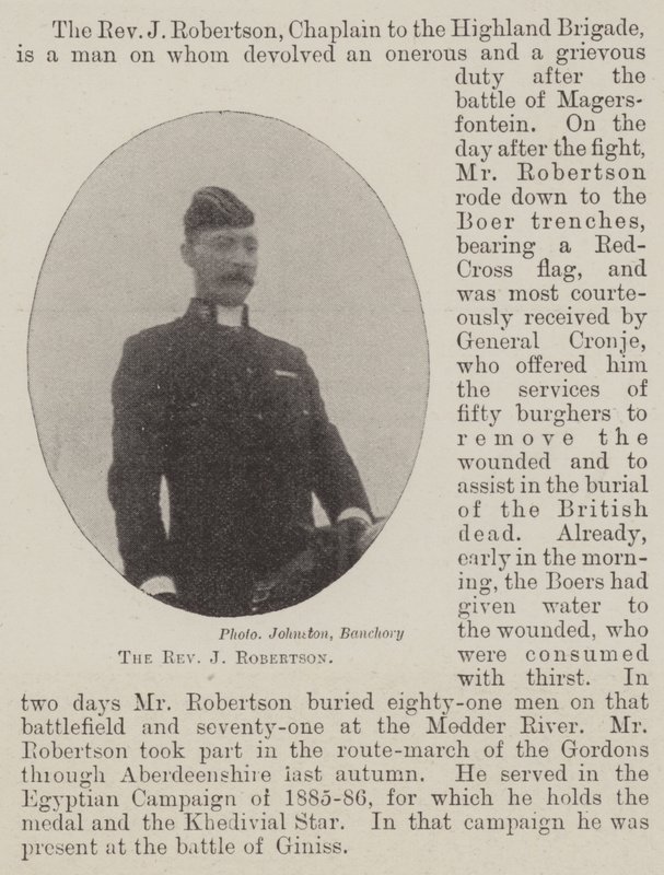 Il reverendo J Robertson da English Photographer