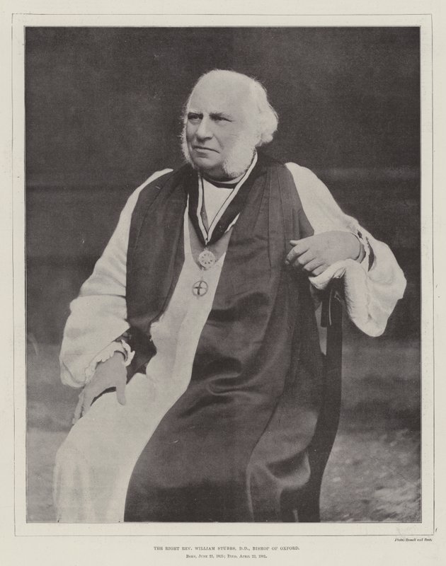 Il reverendo William Stubbs, DD, vescovo di Oxford da English Photographer