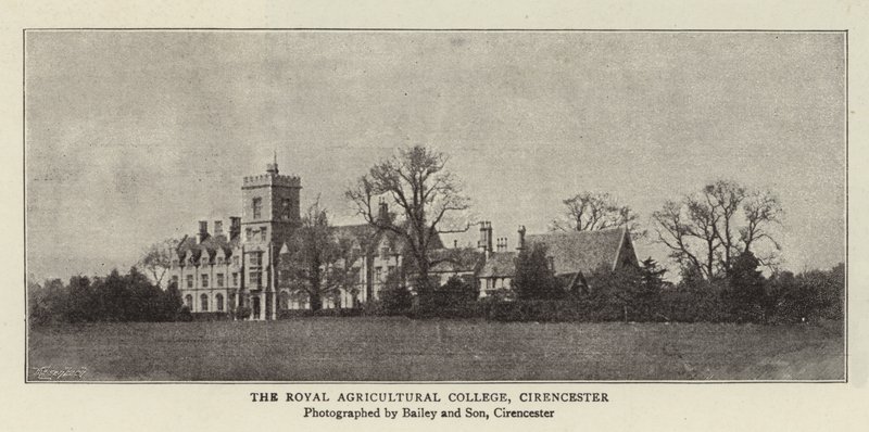 Il Royal Agricultural College, Cirencester da English Photographer