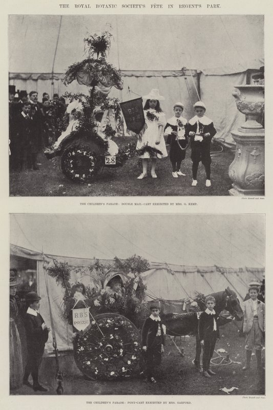 La festa della Royal Botanic Society nel Regents Park da English Photographer