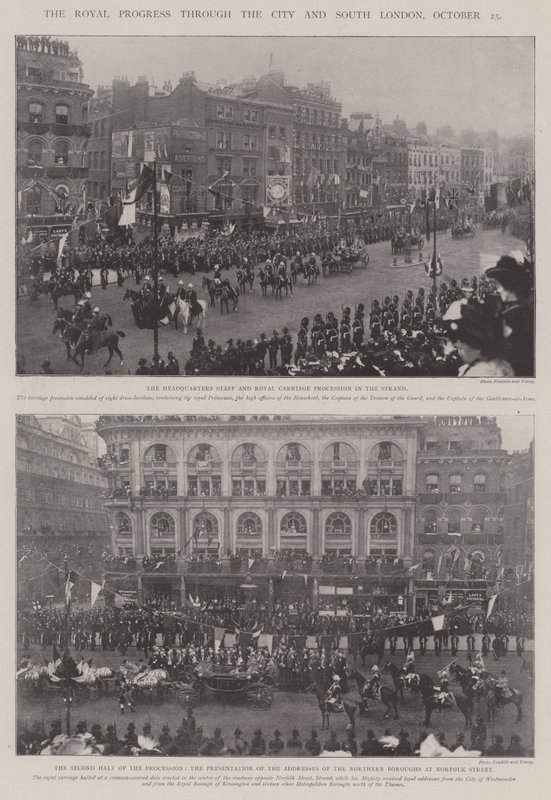 Il progresso reale attraverso la città e il sud di Londra, 25 ottobre da English Photographer