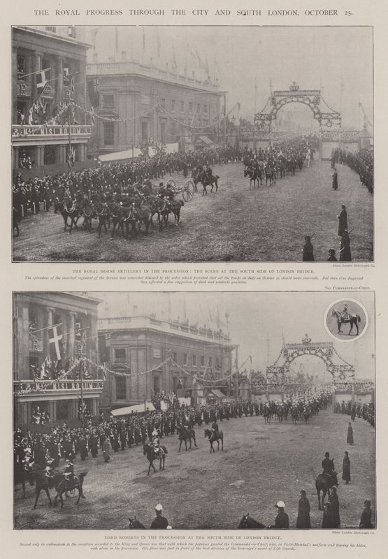 Il progresso reale attraverso la città e il sud di Londra, 25 ottobre da English Photographer