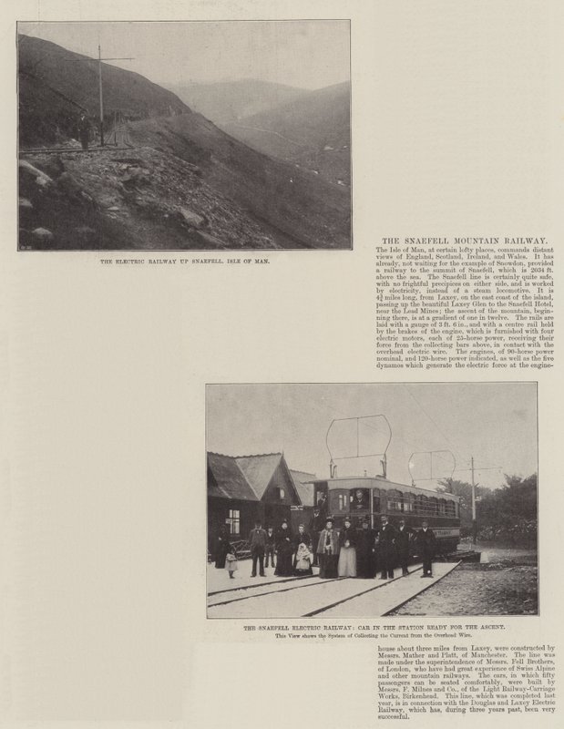 La Ferrovia del Monte Snaefell da English Photographer
