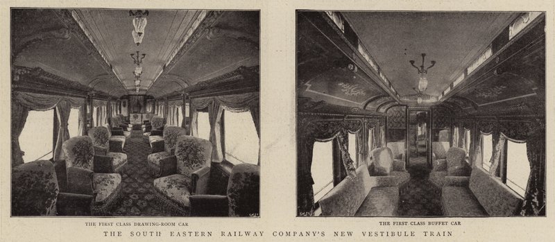 Il nuovo treno vestibolo della South Eastern Railway Company da English Photographer