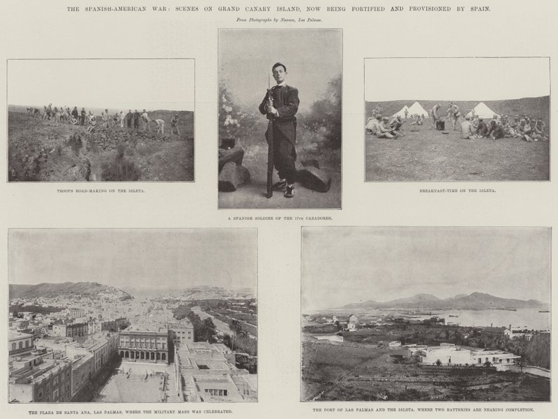 La guerra ispano-americana, scene sull