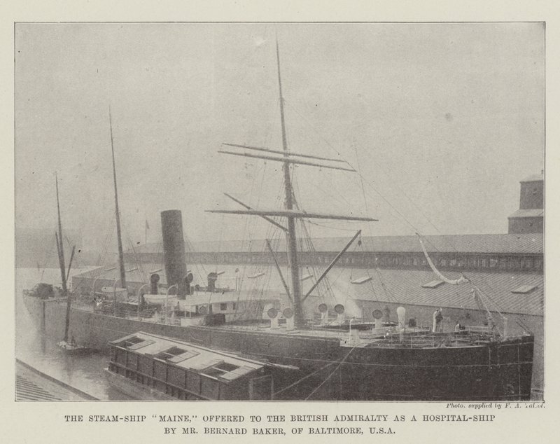 La nave ospedale Maine, offerta all