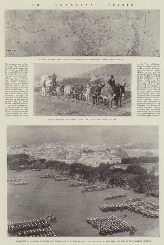 La crisi del Transvaal da English Photographer