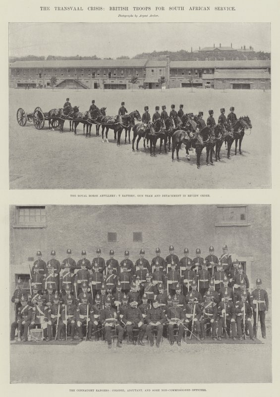 La crisi del Transvaal, truppe britanniche per il servizio in Sudafrica da English Photographer