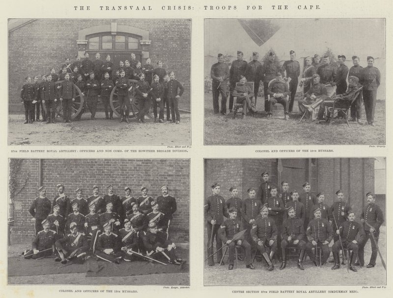 La crisi del Transvaal, truppe per il Capo da English Photographer