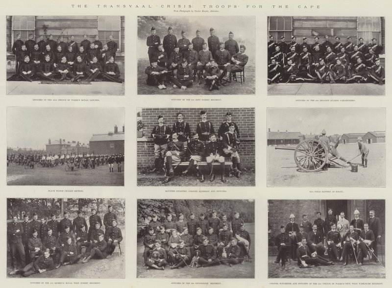 La crisi del Transvaal, truppe per il Capo da English Photographer