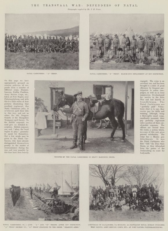 La Guerra del Transvaal, Difensori di Natal da English Photographer