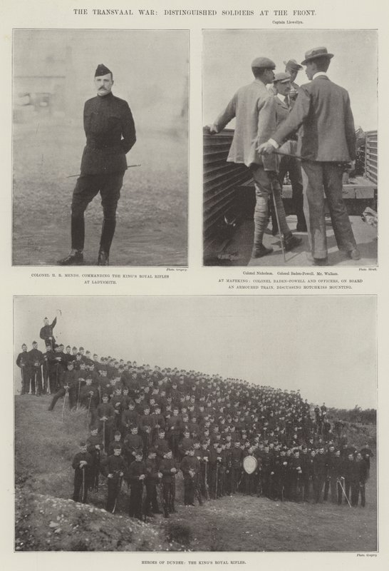 La Guerra del Transvaal, Soldati Distinti al Fronte da English Photographer