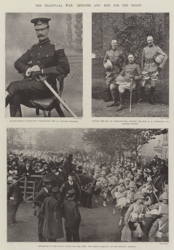 La Guerra del Transvaal, Ufficiali e Soldati per il Fronte da English Photographer