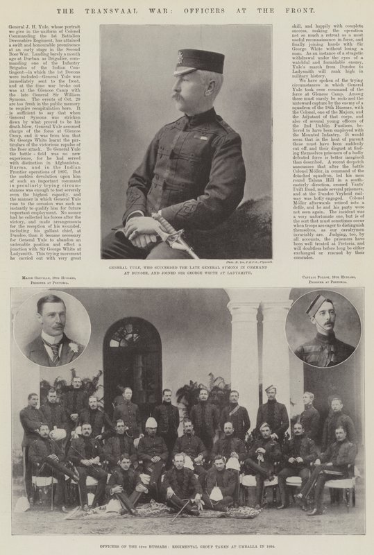 La Guerra del Transvaal, Ufficiali al Fronte da English Photographer