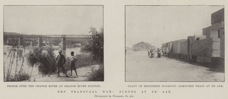 La guerra del Transvaal, scene a De Aar da English Photographer