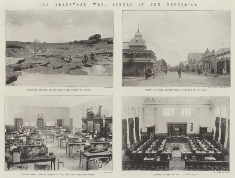 La Guerra del Transvaal, Scene nelle Repubbliche da English Photographer