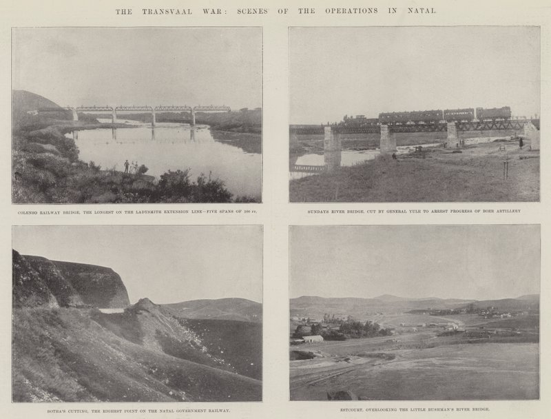 La Guerra del Transvaal, Scene delle Operazioni a Natal da English Photographer