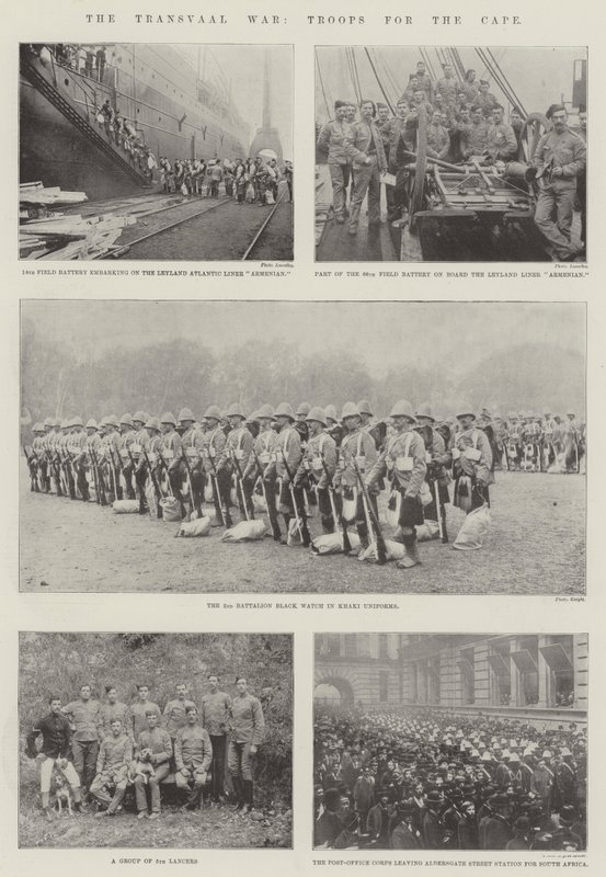 La Guerra del Transvaal, Truppe per il Capo da English Photographer