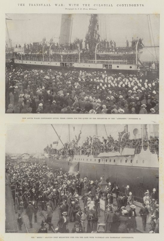 La guerra del Transvaal, con i contingenti coloniali da English Photographer