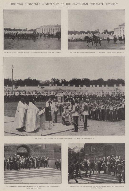 Il duecentesimo anniversario del reggimento di corazzieri dello zar da English Photographer