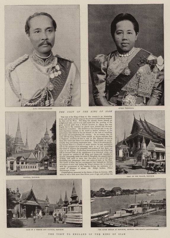 La visita in Inghilterra del Re del Siam da English Photographer