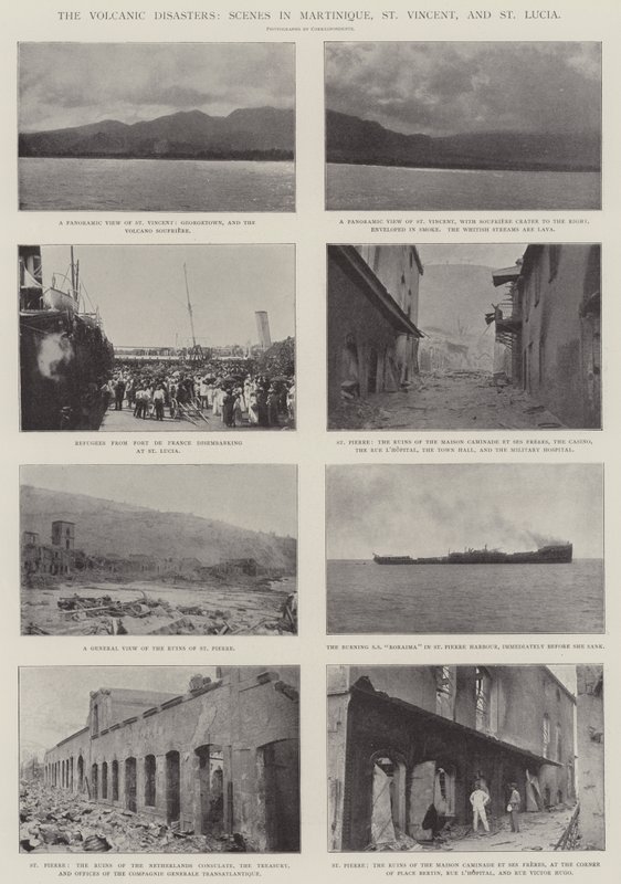 I disastri vulcanici, scene in Martinica, St Vincent e St Lucia da English Photographer