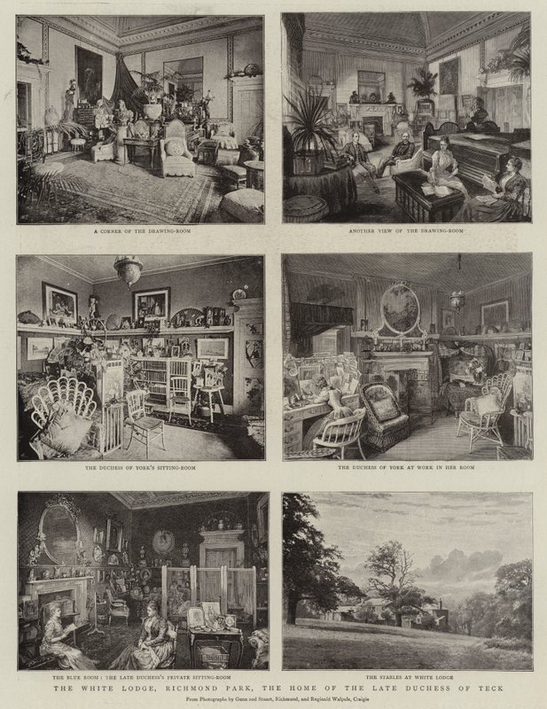 La White Lodge, Richmond Park, la casa della defunta Duchessa di Teck da English Photographer