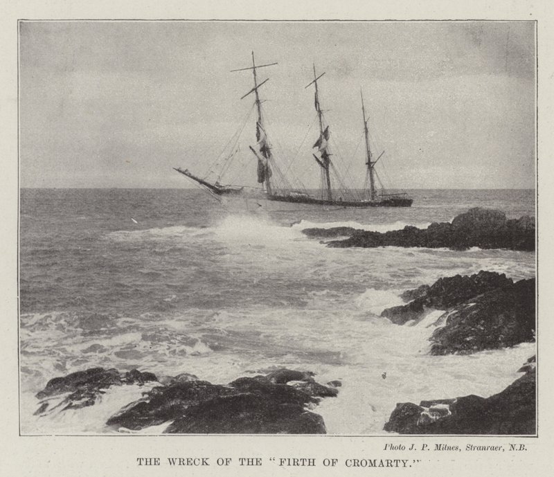 Il naufragio del Firth of Cromarty da English Photographer
