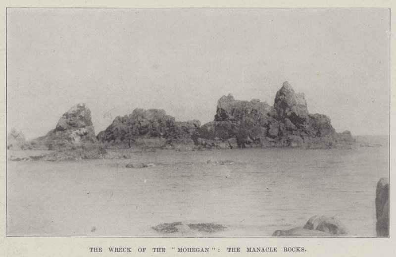Il naufragio del Mohegan, le rocce Manacle da English Photographer