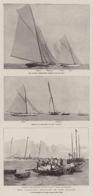 Il disastro nautico nel Solent da English Photographer