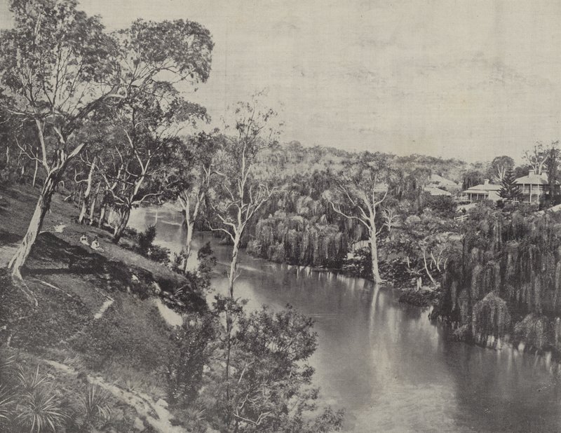 Il Fiume Yarra a Studley Park da English Photographer