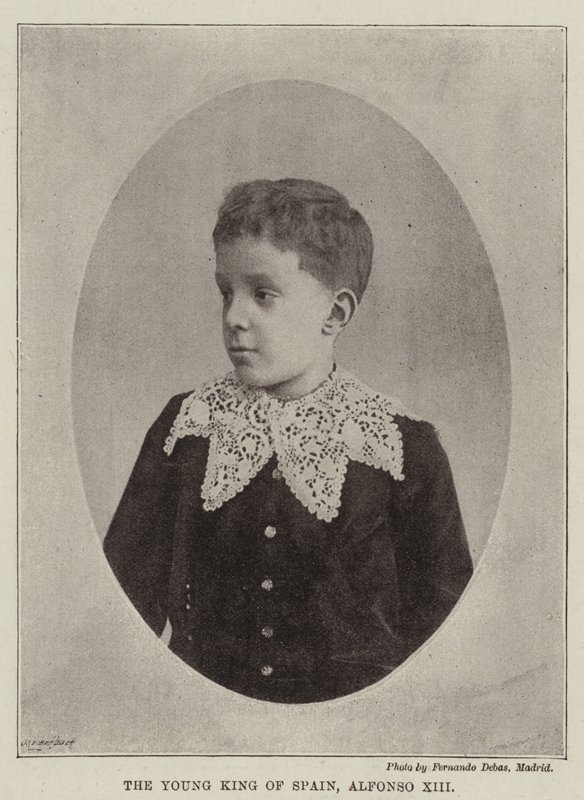 Il Giovane Re di Spagna, Alfonso XIII da English Photographer