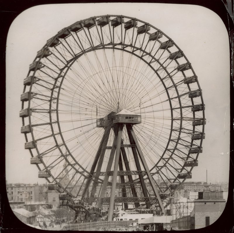 La grande ruota a Earls Court, Londra da English Photographer