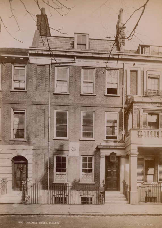 La casa di Thomas Carlyle da English Photographer