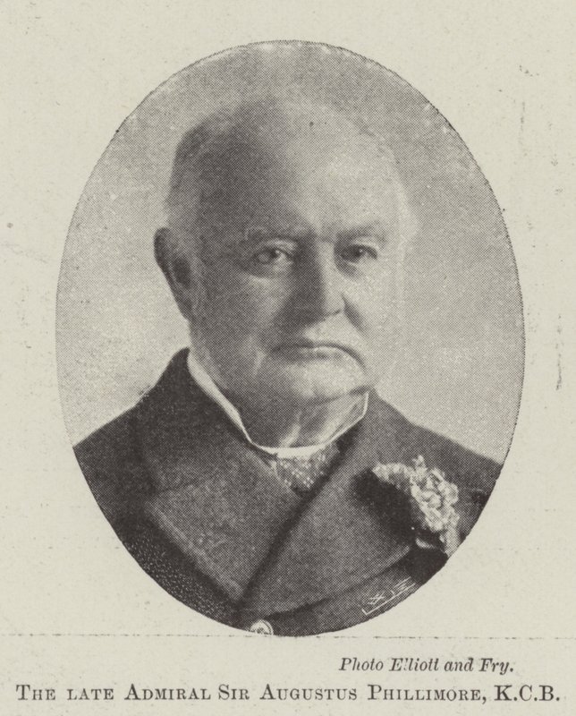 Il defunto Ammiraglio Sir Augustus Phillimore, KCB da English Photographer