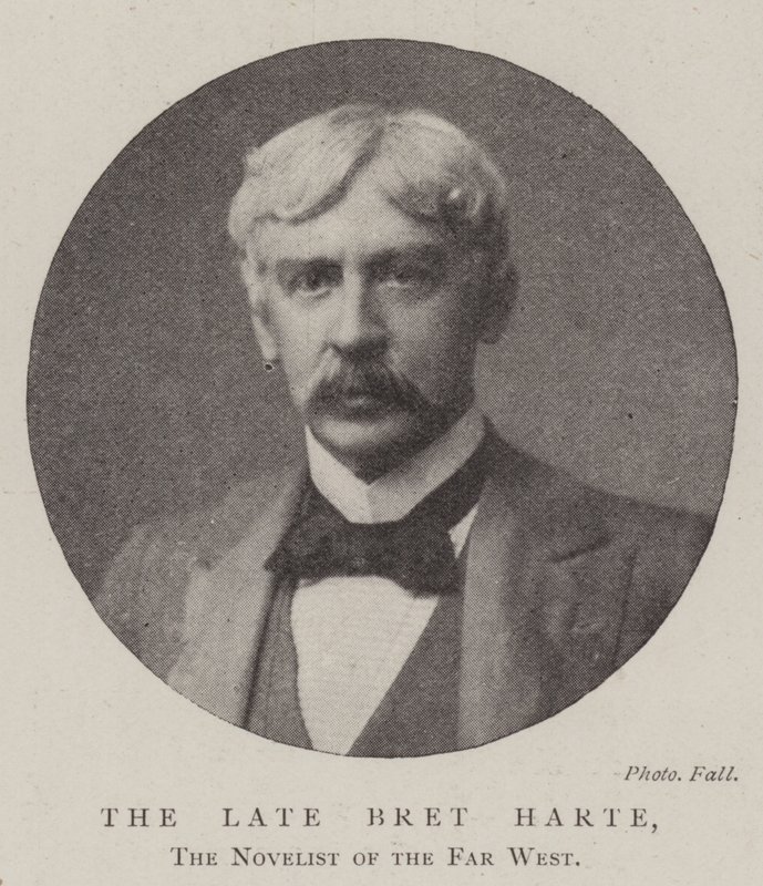 Il defunto Bret Harte, il romanziere del Far West da English Photographer