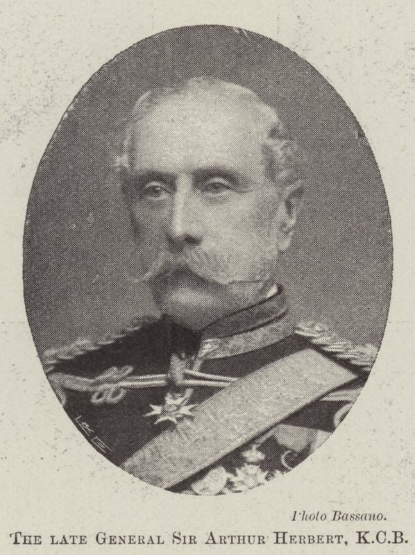 Il defunto Generale Sir Arthur Herbert, KCB da English Photographer