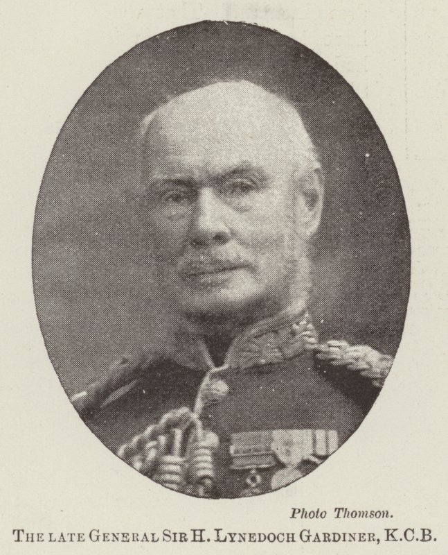 Il defunto Generale Sir H Lynedoch Gardiner, KCB da English Photographer
