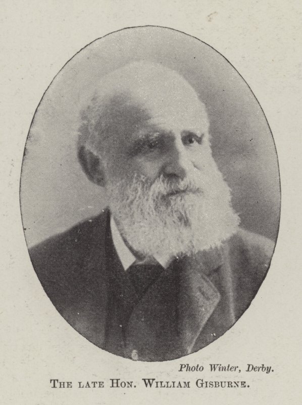 Il defunto Onorevole William Gisburne da English Photographer